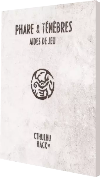Cthulhu Hack : Pochette Aides jeu Phare & T�n�bres