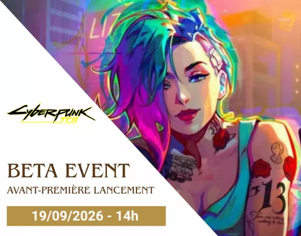 Cyberpunk TCG � Beta Event (Avant-Premi�re Lancement) - 19/09/2026 - 14h
