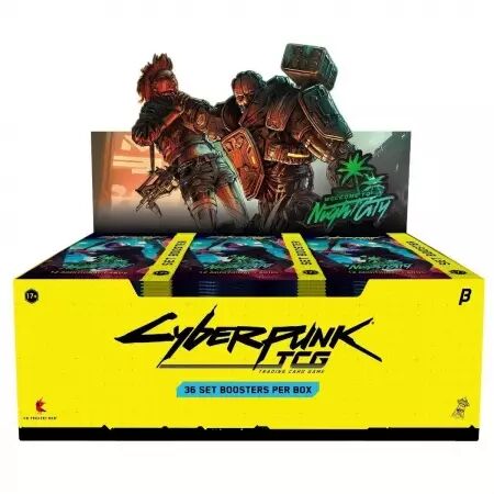 Cyberpunk TCG � Welcome To Night City � Display 36 Boosters Beta EN