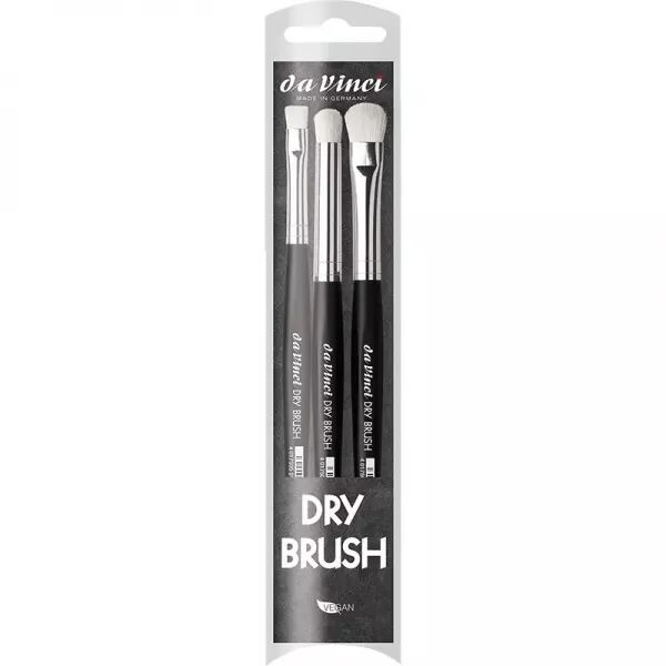 Da Vinci - Set de 3 pinceaux Dry Brush