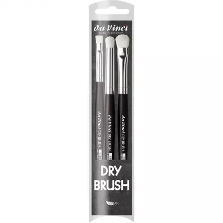 Da Vinci - Set de 3 pinceaux Dry Brush
