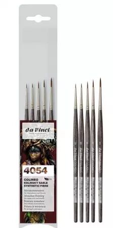 Da Vinci - Set de 5 pinceaux synthétiques Colineo Synthetic Kolinsky Miniatures - série 4054