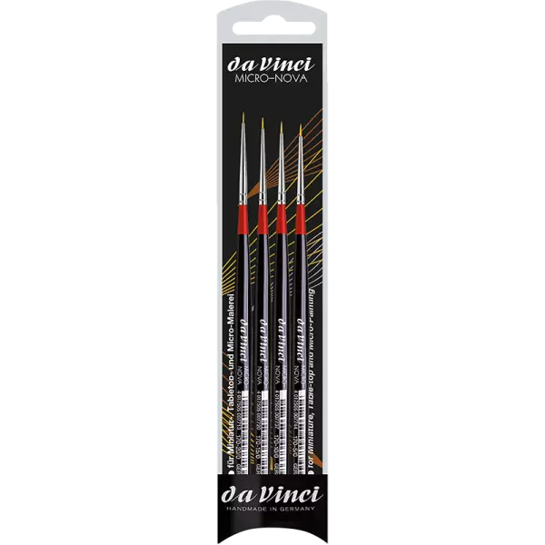 Da Vinci - Set de pinceaux synth�tiques MICRO-NOVA - s�rie 170 