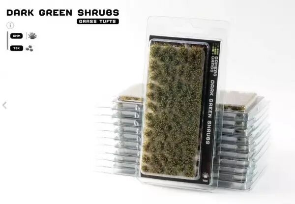 Dark Green Shrubs - Gamers Grass