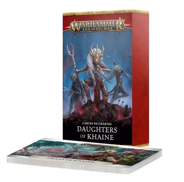 Daughters of Khaine - Cartes de Charte (Fran�ais) -  Warhammer Age of Sigmar