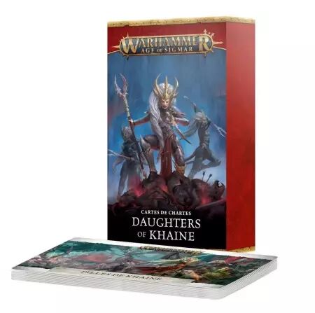 Daughters of Khaine - Cartes de Charte (Fran&ccedil;ais) -  Warhammer Age of Sigmar