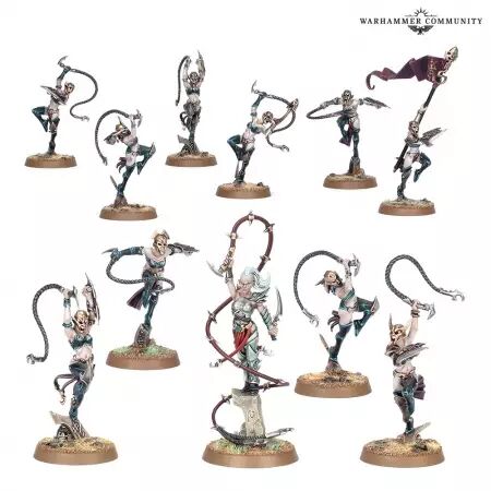 Daughters of Khaine - R&eacute;giment de renom :  Le Fouet Pourpre -  Warhammer Age of Sigmar
