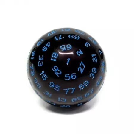 Dé 100 faces - Plusieurs coloris