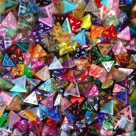 Dé 4 faces aléatoire