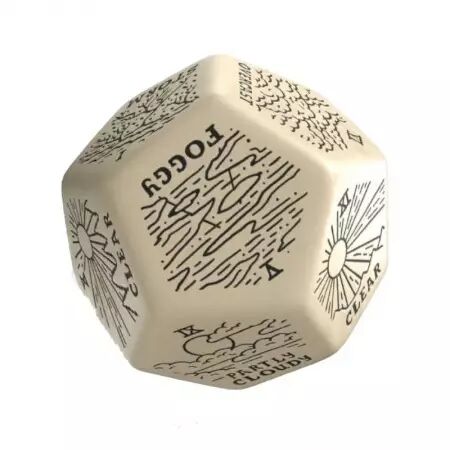 D&eacute; g&eacute;n&eacute;rateur de Meteo- Plusieurs coloris - Q workshop