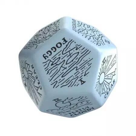 D&eacute; g&eacute;n&eacute;rateur de Meteo- Plusieurs coloris - Q workshop