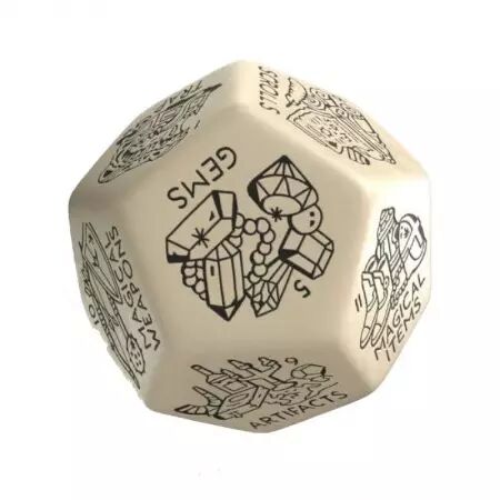 D&eacute; g&eacute;n&eacute;rateur de Tresors - Plusieurs coloris - Q workshop