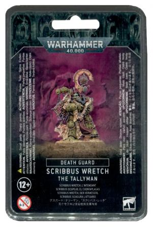 Death Guard - Scribbus Wretch l\'intendant (Scribbus Wretch The Tallyman) - Warhammer 40K - Games Workshop
