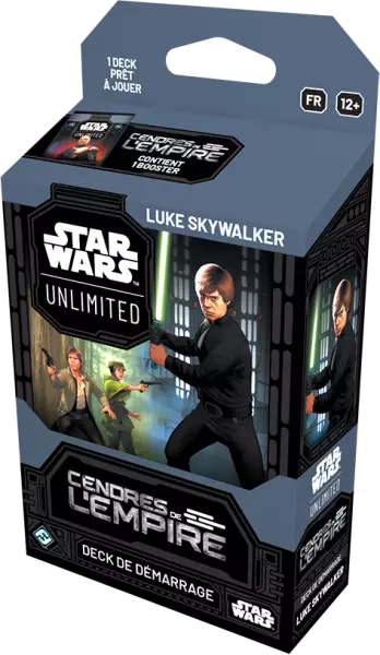 Deck de d�marrage Luke Skywalker  - Star Wars Unlimited - Cendres de l\'Empire