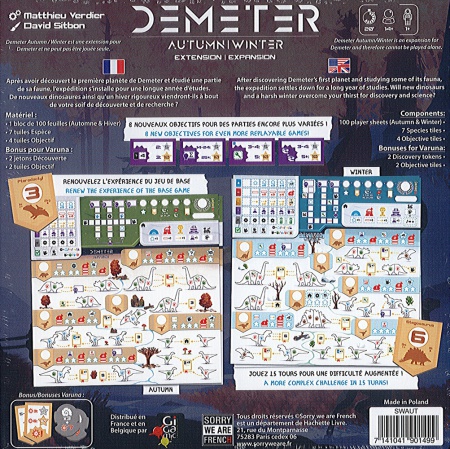 Demeter - Extension : Autumn & Winter