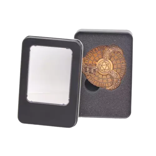D�s M�tal Spinner- Gold avec boite Metal