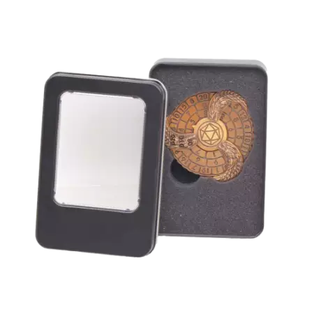 Dés Métal Spinner- Gold avec boite Metal