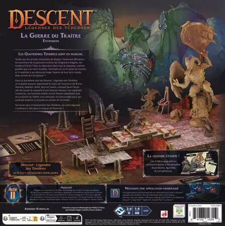 Descent : Légendes des Ténèbres - Extension : The Betrayers War (FR)