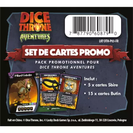 Dice Throne - Extension Adventures (VF) - Pack promo