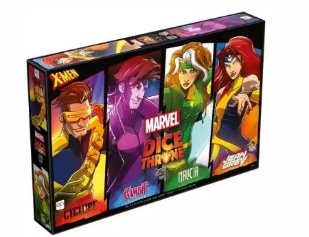 Dice Throne Marvel - Cyclope, Gambit, Malicia, Jean Grey - Lucky Duck Games