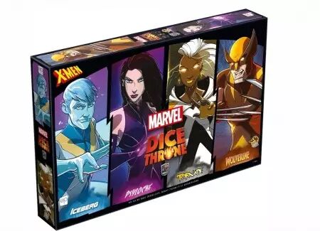 Dice Throne Marvel - Iceberg, Psylocke, Tornade, Wolverine - Lucky Duck Games
