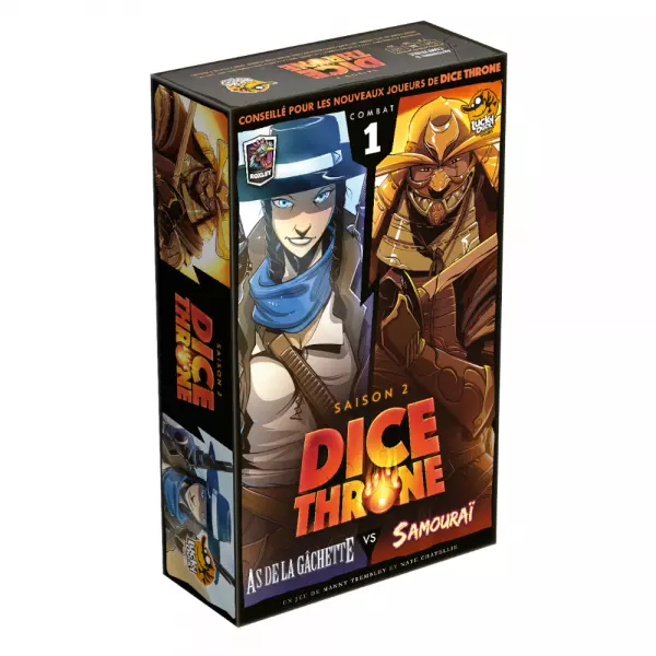 Dice Throne S2 - As de la g�chette vs Samoura� 
