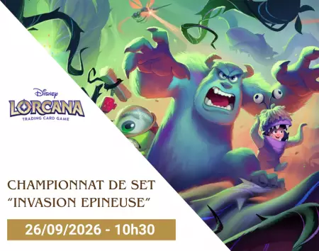 Disney Lorcana TCG - Championnat de set 13 \ Invasion Epineuse\  - 26/09/2026 - 10h30