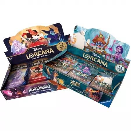 Disney Lorcana TCG - Pack Joueur : Display Chapitre 1 et Display Chapitre 6