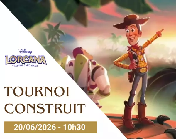 Disney Lorcana TCG - Tournoi construit - 10h30 - 20/06/2026