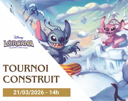 Disney Lorcana TCG - Tournoi construit - 14h - 21/03/2026