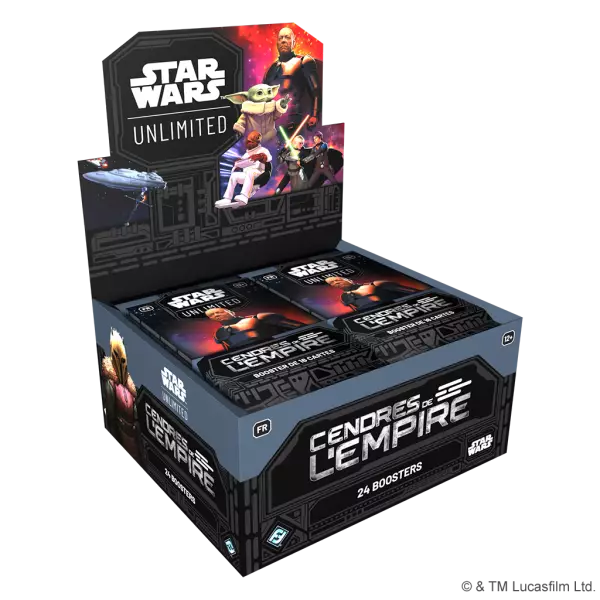 Display 24 Boosters Fran�ais - Cendres de l\'Empire - Star Wars Unlimited
