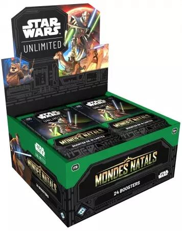 Display 24 Boosters Fran&ccedil;ais - Mondes Natals - Star Wars Unlimited