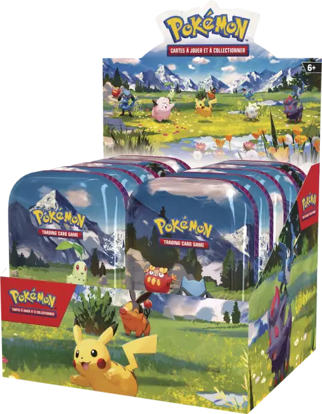 Display Mini Tins H�ros Transcendants (ME02.5) � Collection exclusive Pok�mon Q1 2026