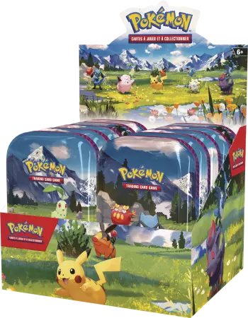Display Mini Tins H&eacute;ros Transcendants (ME02.5) � Collection exclusive Pok&eacute;mon Q1 2026