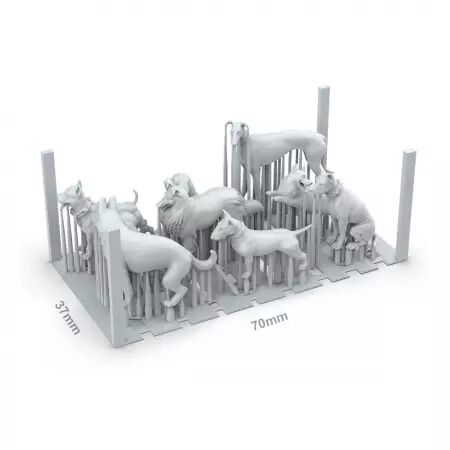 Dogs  - Basing Bits - Ak Interactive
