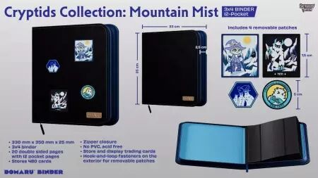 Domaru 12-Pocket Binder: Cryptids Collection: Mountain Myst