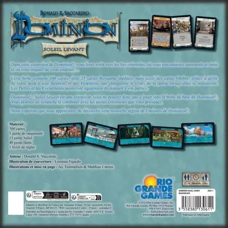 Dominion : Soleil Levant - Rio Grande Games