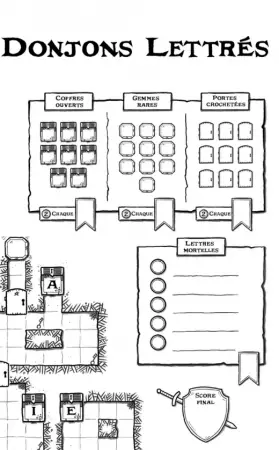 Donjons Lettr&eacute;s - Le Donjon � Jeu de Lettres en Solo