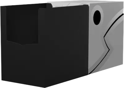 Double Shell - Revised - Ashen White/Black