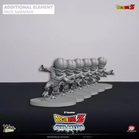 Dragon Ball Z : Duel Battle - Pack figurines Saibaman - Yoka 