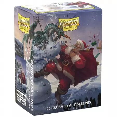 Dragon Shield - 100 Brushed Art - Christmas 2025