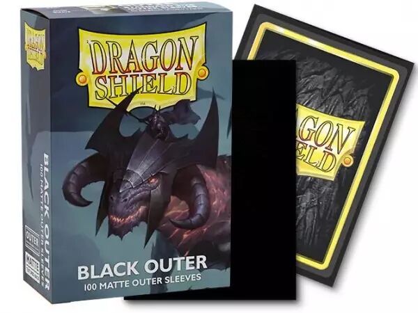 Dragon Shield - 100 prot�ge-cartes Outer Mat - Standard - Noir