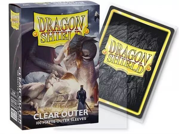 Dragon Shield - 100 prot�ge-cartes Outer Mat - Standard - Transparent (clear)
