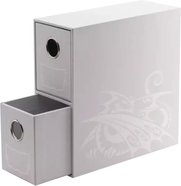 Dragon Shield - Fortress Card Drawers (2 tiroirs) - Blanc