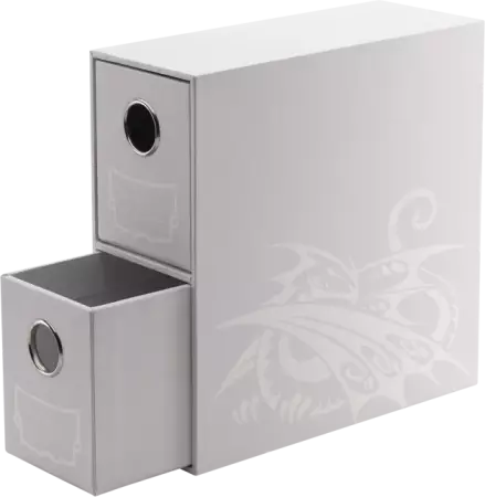 Dragon Shield - Fortress Card Drawers (2 tiroirs) - Blanc