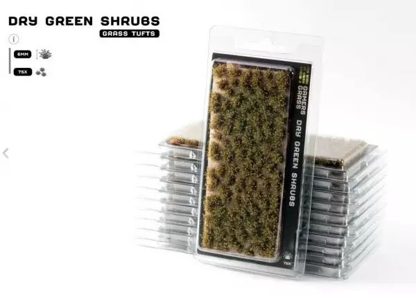 Dry Green Shrubs - Gamers Grass