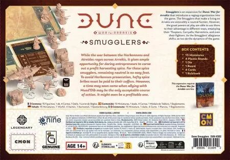 Dune : La Guerre sur Arrakis - Extension : Contrebandiers - Marco Maggi, Francesco Nepitello - CMON