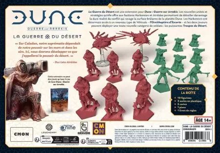 Dune : La Guerre sur Arrakis - Extension La Guerre Du Désert - Francesco Nepitello, Marco Maggi - CMON