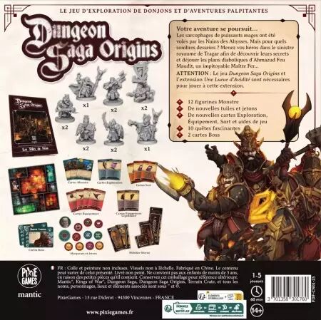 Dungeon Saga - Origins (FR) Ext. Les Filles Du Fl&eacute;au  - Matt Gilbert & Ciaran Morris - Mantic