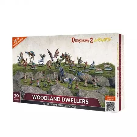 Dungeons & Lasers - Figurines - Woodland Dwellers
